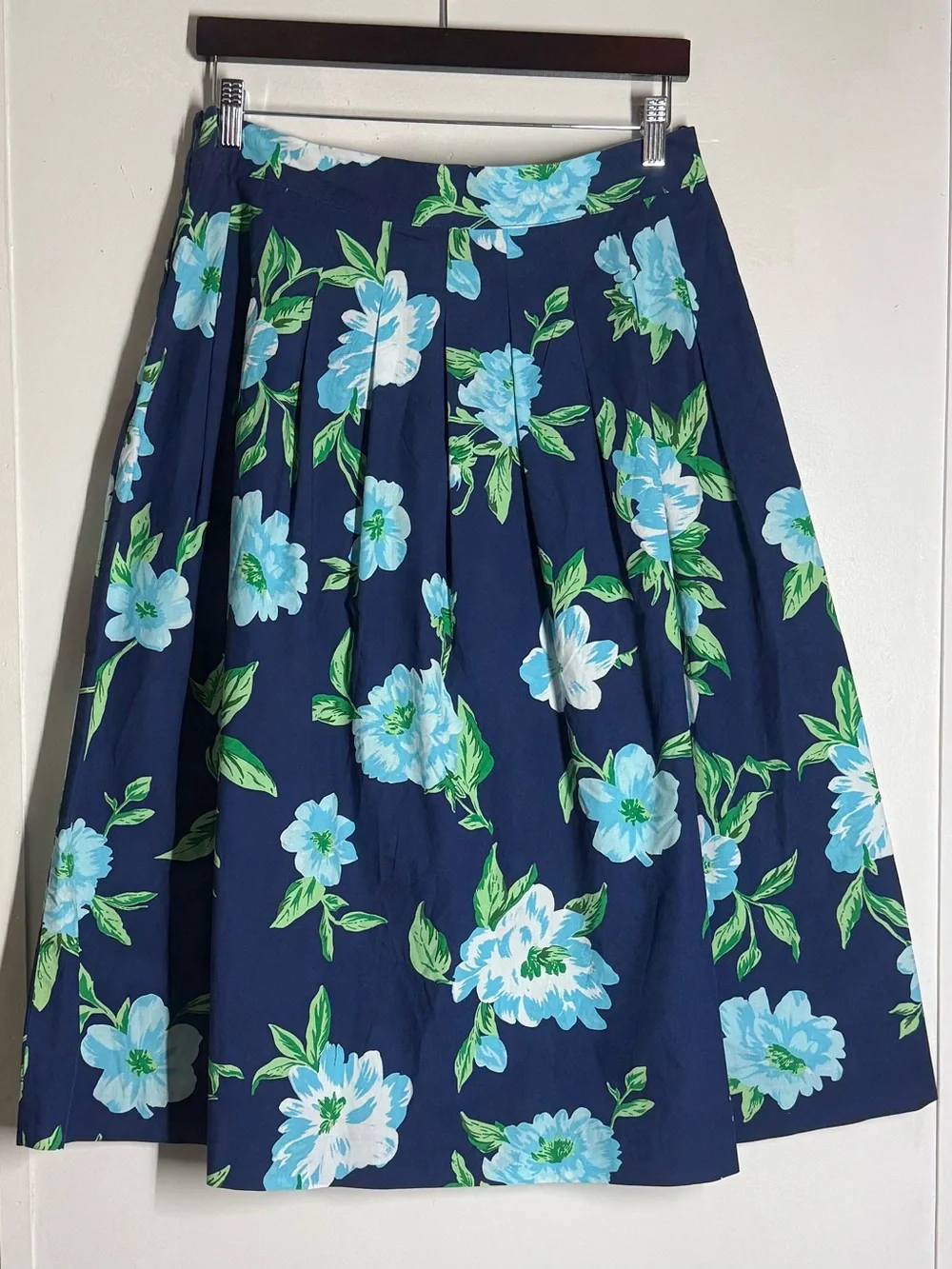 Talbots THE PIPER PLEATED MIDI SKIRT - STUNNING FLORAL